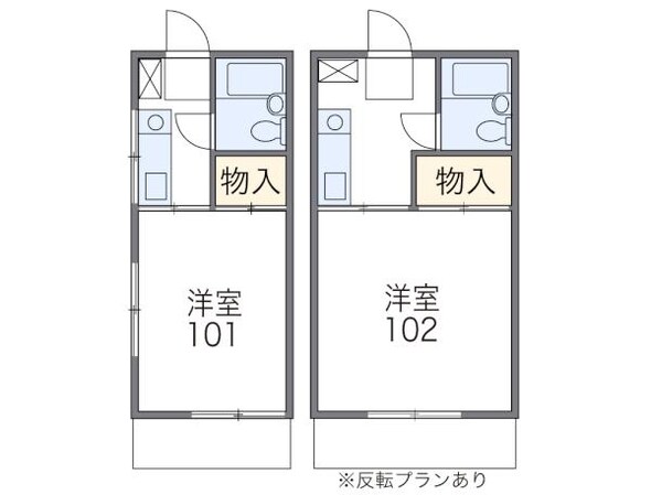 レオパレス山際の物件間取画像